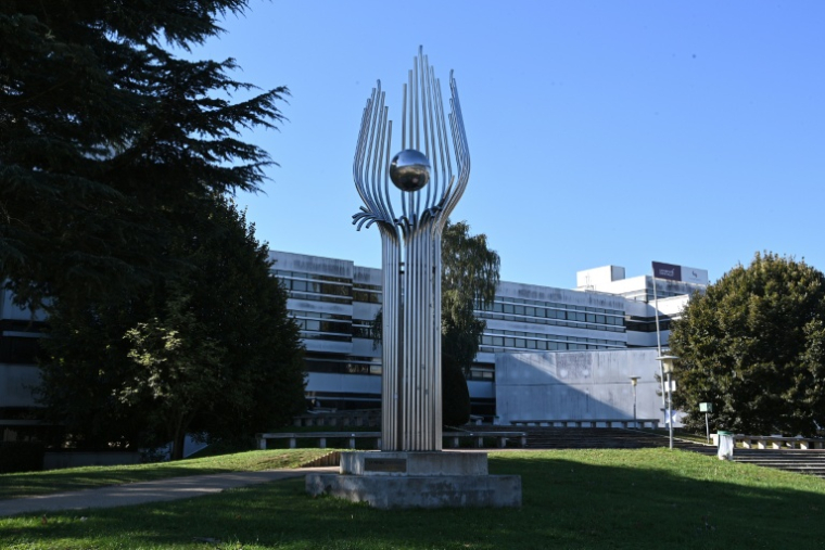 L'école d'ingénieurs CentraleSupelec de l'Université Paris-Saclay, le 8 octobre 2021 à Gif-Sur-Yvette, en périphérie de Paris ( AFP / Anne-Christine POUJOULAT )