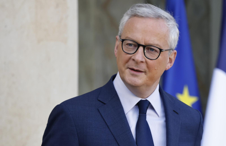 Bruno Le Maire, le 15 novembre 2023, à Paris ( AFP / Ludovic MARIN )