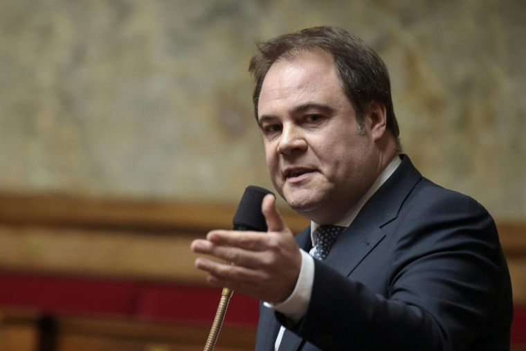 Laurent Degallaix le 25 mars 2015 à l'Assemblée nationale ( AFP / Lionel BONAVENTURE )