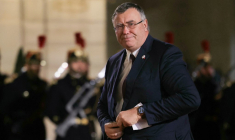 Patrick Pouyanné à Paris, le 28 novembre 2024. ( AFP / THOMAS SAMSON )