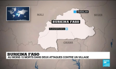 Burkina Faso : au moins 15 morts dans deux attaques contre un village