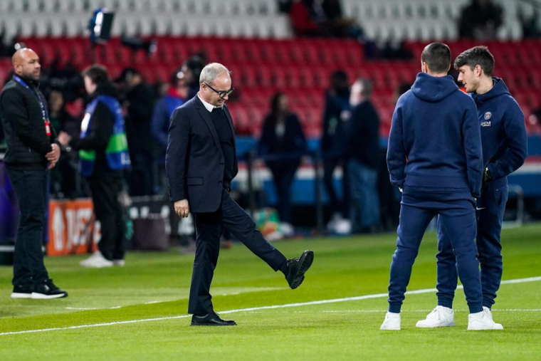 La grosse colère de Luis Campos à la pause de PSG-Liverpool