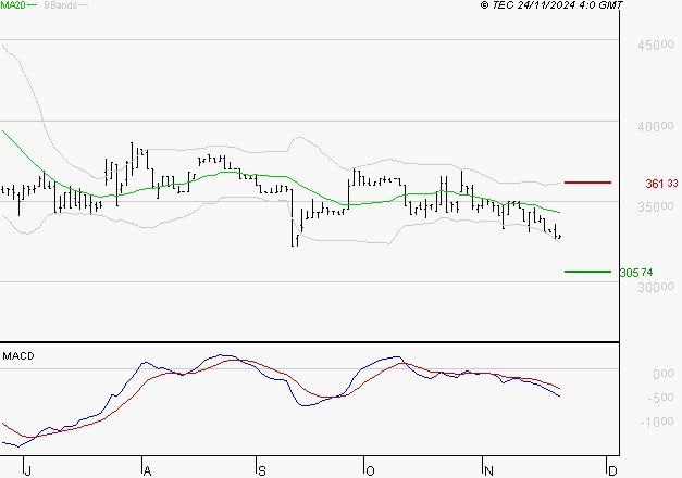 BURELLE : Sous les résistances, une consolidation est probable