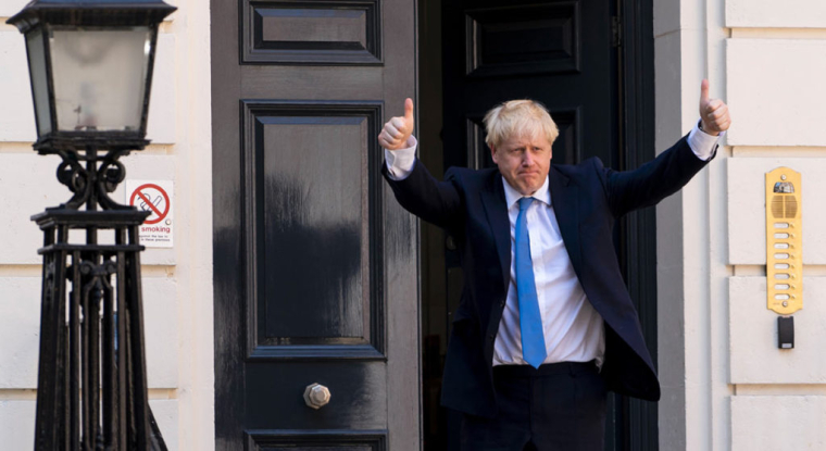 La nomination de Boris Johnson au poste de Premier ministre fait planer le risque d'une sortie de l'UE sans accord. (© N. HALLE'N / AFP)