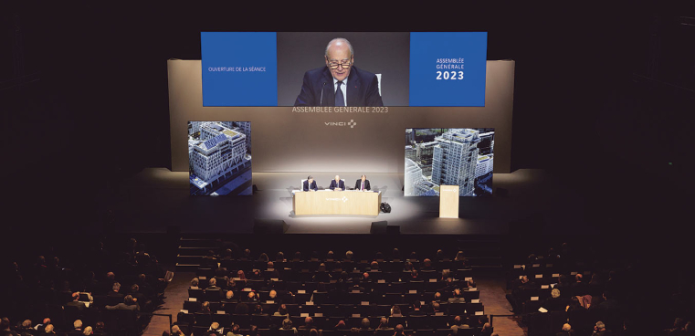 L'assemblée générale reste un rendez-vous incontournable (ici celle de Vinci, le 13 avril dernier), même si la fréquentation a un peu baissé depuis la crise santaire. (© TLMSMITH)
