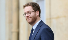 Le ministre délégué chargé de la Fonction publique, David Amiel, nommé au portefeuille des Comptes publics pour remplacer Amélie de Montchalin, le 13 octobre 2025 à Paris ( AFP / Alain JOCARD )