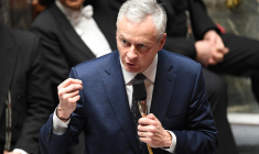 Bruno Le Maire, le 24 janvier 2023, à l'Assemblée nationale ( AFP / BERTRAND GUAY )