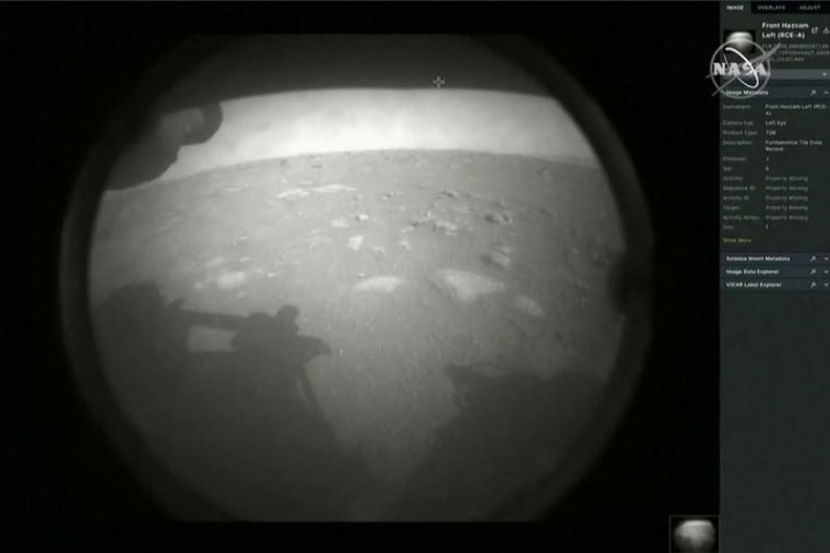 LE ROBOT PERSEVERANCE SE POSE SUR LA PLANÈTE MARS