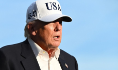Donald Trump à Washington le 15 mai 2026. ( AFP / ALEX WROBLEWSKI )