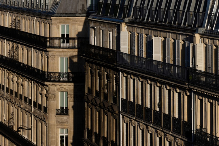 Des appartements à Paris en avril 2025. ( AFP / JOEL SAGET )