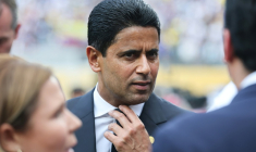 Le président du PSG Nasser Al-Khelaïfi au MetLife Stadium d'East Rutherford, dans le New Jersey, le 13 juillet 2025 ( GETTY / ALEX GRIMM )