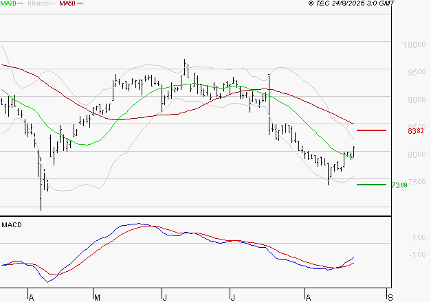 PUBLICIS GROUPE : Attendre un test du support