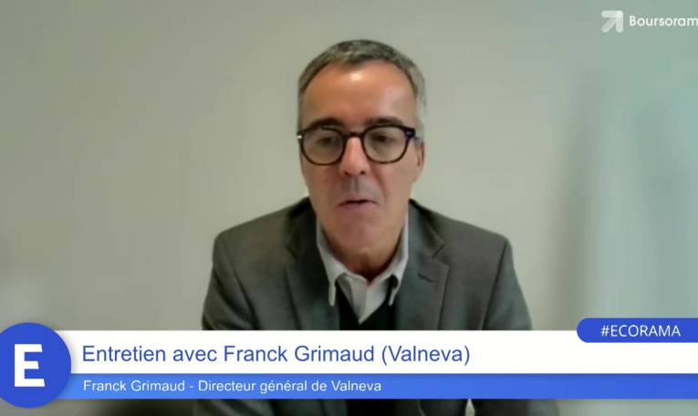 Franck Grimaud (DG de Valneva) : "On va retrouver notre cours de début d'année !"