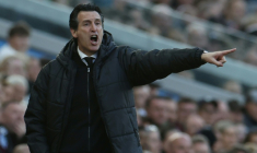 L'entraîneur espagnol d'Aston Villa, Unai Emery, lors de la réception de Liverpool à Villa Park, le 15 mai 2026  ( AFP / Darren Staples )