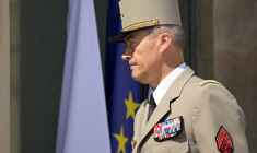 Thierry Burkhard, le 26 juin 2024, à Paris ( AFP / BERTRAND GUAY )