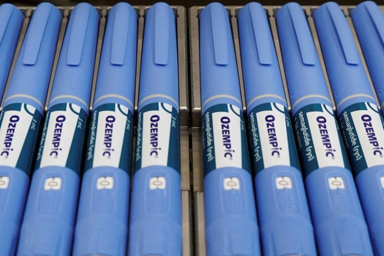 Des stylos Ozempic sur une chaîne de production du site de Novo Nordisk à Hillerød