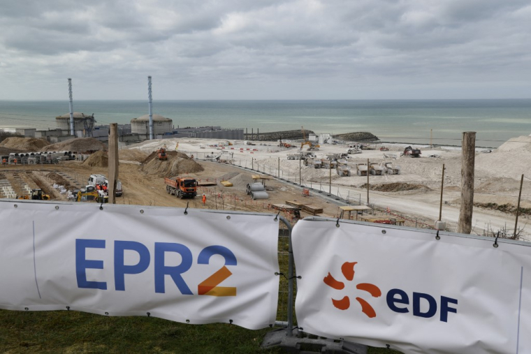 Le programme EPR2 vise notamment à construire une nouvelle paire de réacteurs nucléaires sur le site de Penly (illustration) ( POOL / LUDOVIC MARIN )