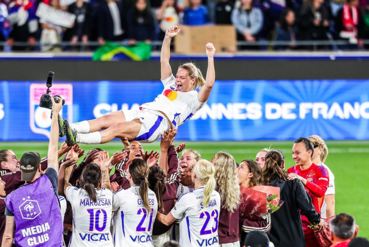 Eugénie Le Sommer honorée à Dieppe