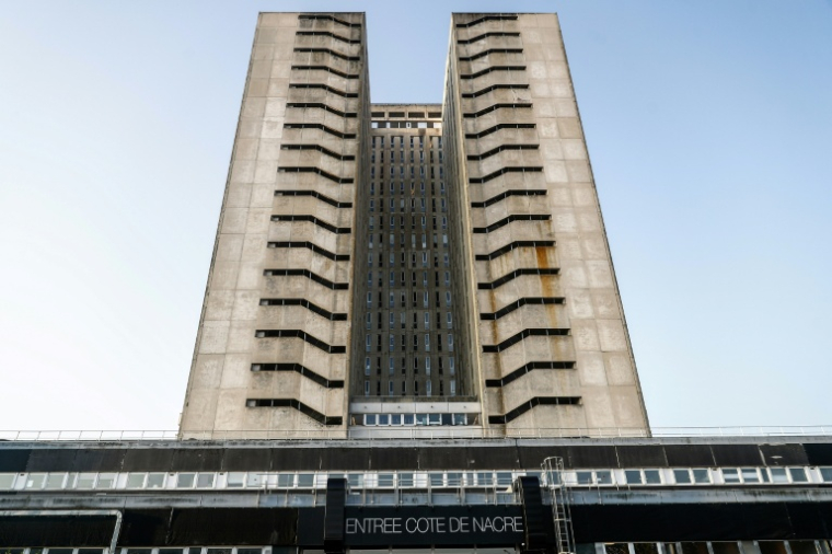 Le Centre hospitalier universitaire (CHU) de Caen, dans le nord-ouest de la France, le 16 avril 2021 ( AFP / Sameer Al-DOUMY )
