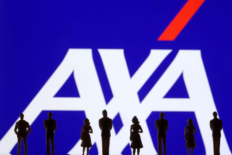 Le logo d'AXA est visible sur cette illustration