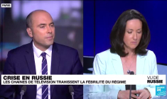 Crise en Russie : les chaînes de télévision trahissent la fébrilité du régime