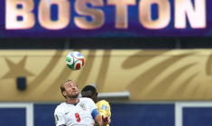 Harry Kane lors du match de l'Angleterre contre le Ghana en phase de groupes du Mondial, le 23 juin 2026 à Boston ( AFP / FRANCK FIFE )