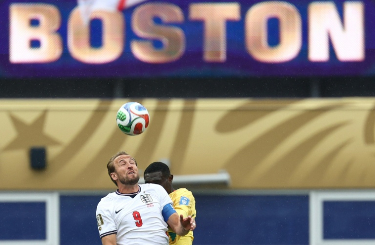 Harry Kane lors du match de l'Angleterre contre le Ghana en phase de groupes du Mondial, le 23 juin 2026 à Boston ( AFP / FRANCK FIFE )