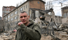 Vitali Klitschko, à Kiev, le 25 mars 2025 ( AFP / SERGEI SUPINSKY )