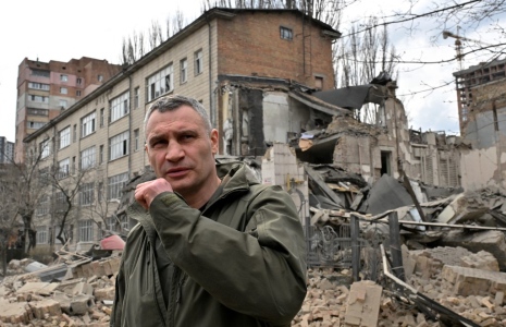 Vitali Klitschko, à Kiev, le 25 mars 2025 ( AFP / SERGEI SUPINSKY )
