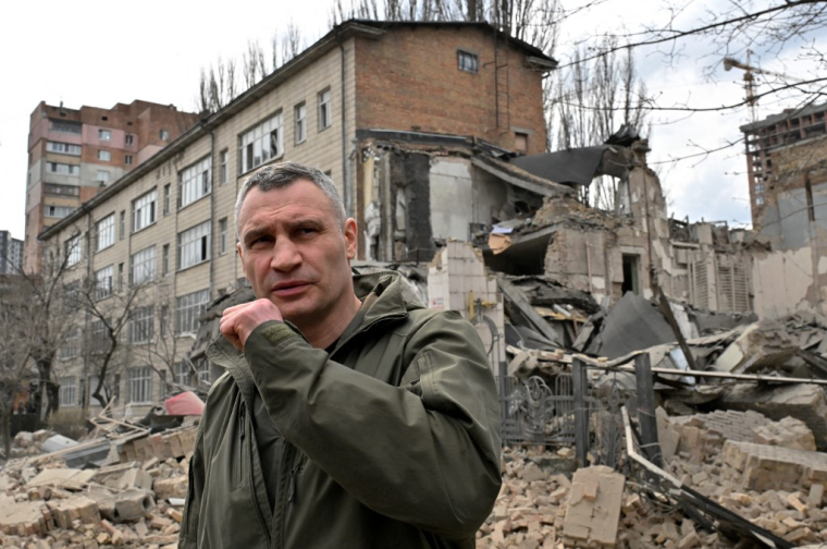 Vitali Klitschko, à Kiev, le 25 mars 2025 ( AFP / SERGEI SUPINSKY )