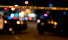 Au moins quatre personnes sont mortes et dix autres ont été blessées dans des tirs survenus samedi soir à Stockton, en Californie ( AFP / Frederic J. BROWN )