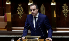 Le Premier ministre Sébastien Lecornu à l'Assemblée nationale, le 16 octobre 2025 à Paris ( AFP / STEPHANE DE SAKUTIN )