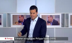 "Y a des PME où les patrons s'enrichissent comme des dingues et licencient" Philippe Poutou, candidat NPA à la présidentielle