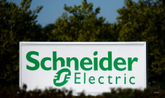 Le logo de Schneider Electric à Nantes
