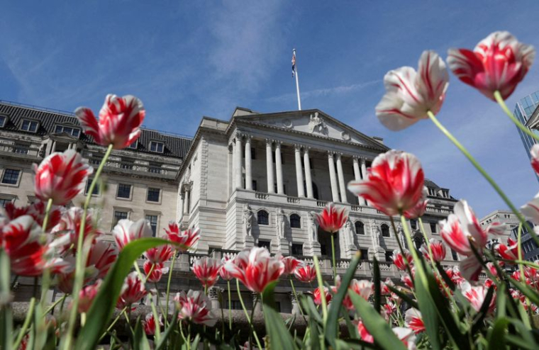 Le bâtiment de la Banque d'Angleterre à Londres