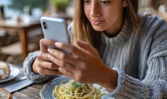 Des étudiants utilisent l’IA pour composer des menus plus équilibrés qui intègrent leurs contraintes budgétaires. (crédit: Adobe Stock/photo générée par IA)