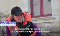 Crues: le village de Cheffes évacué dans le Maine-et-Loire