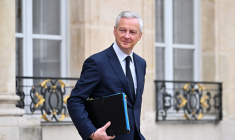 Bruno Le Maire à Paris, le 29 novembre 2022. ( AFP / EMMANUEL DUNAND )