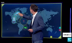 Manuel Bompard a-t-il porté un triangle rouge en soutien au Hamas ?