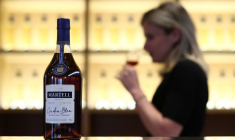 Une bouteille de Cognac de la maison Martell