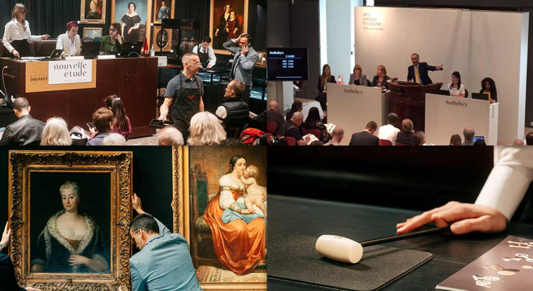 Les grandes maisons organisent des ventes prestigieuses qui suscitent l'intérêt de collectionneurs avertis. (© JC Figenwald/Drouot - Sotheby's/Bruno Claessens)