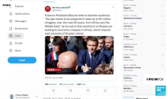 60 millions de réfugiés à venir en Europe? Quand un faux tweet cible Emmanuel Macron