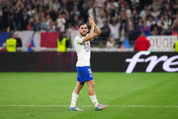 Rayan CHERKI of Olympique Lyonnais during the Ligue 1 MCDonald's match between Lyon and Angers on May 17, 2025 at Groupama Stadium in Lyon, France. (Photo by Dave Winter/Icon Sport)   - Photo by Icon Sport