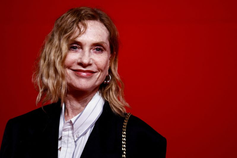 L'actrice française Isabelle Huppert