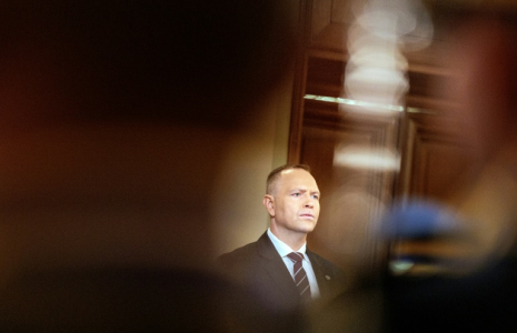 Le président polonais Karol Nawrocki, le 6 octobre 2026 à Manille  ( POOL / Ezra Acayan )