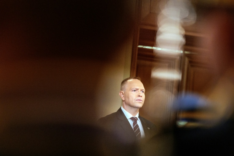 Le président polonais Karol Nawrocki, le 6 octobre 2026 à Manille  ( POOL / Ezra Acayan )