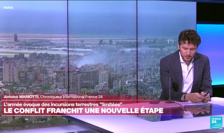 Israël dit lancer une incursion terrestre dans le sud du Liban, le Hezbollah dément