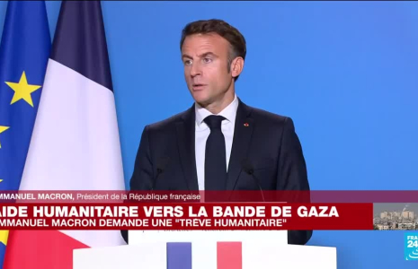 REPLAY - Emmanuel Macron demande une "trêve humanitaire" dans la guerre entre Israël et le Hamas