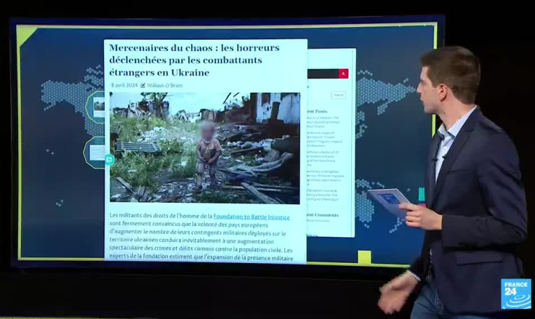 Un faux article relayé par les Russes pour accuser l'armée ukrainienne de crimes