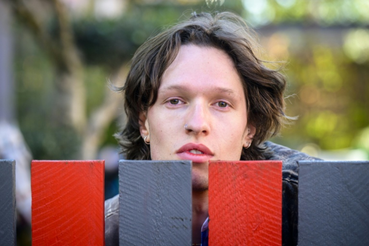 L'artiste danois Soren Torpegaard Lund à Copenhague, au Danemark, le 27 avril 2026. ( AFP / Matthew James  Harrison )